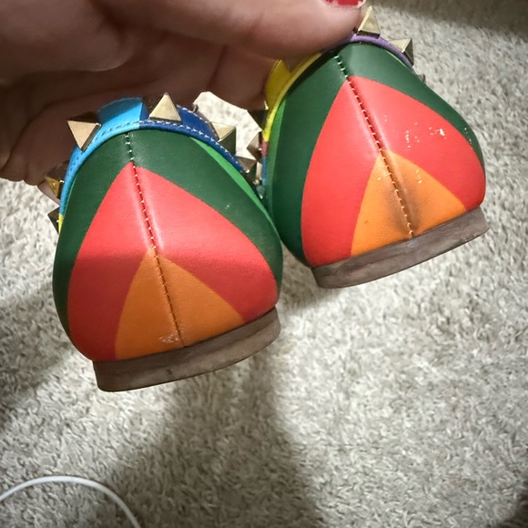Valentino Women's rainbow Flats - Picture 7 of 9